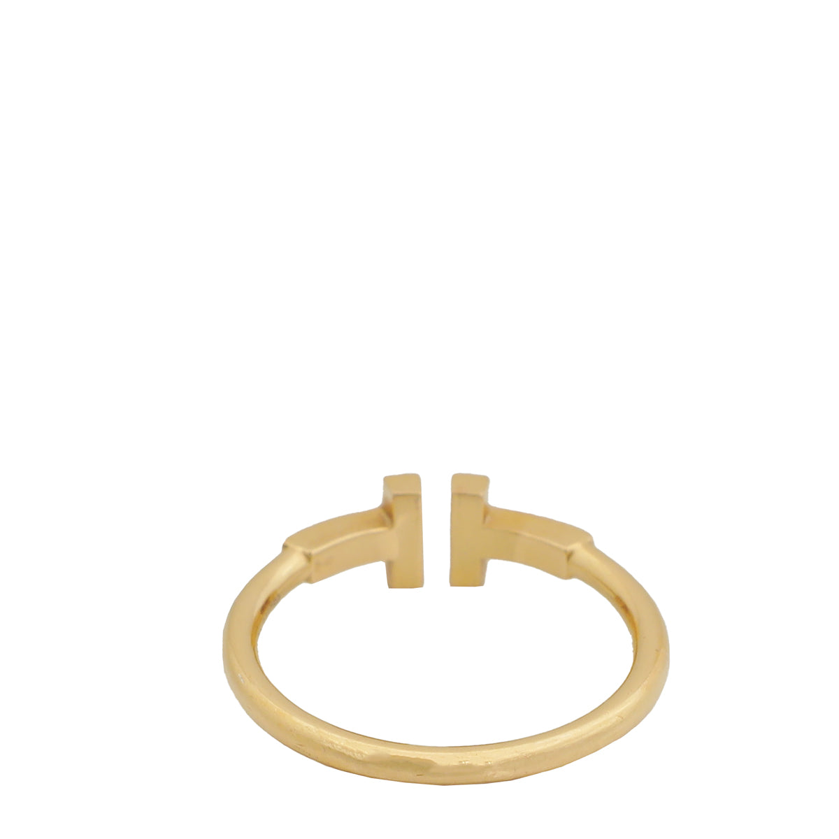 Tiffany & Co 18K Pink Gold T Wire Ring 56 – THE CLOSET