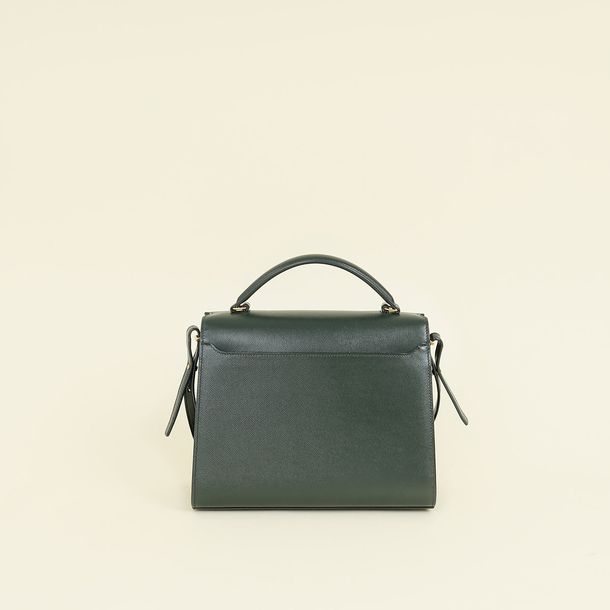YSL Forest Green Cassandra Top Handle Medium Bag – THE CLOSET