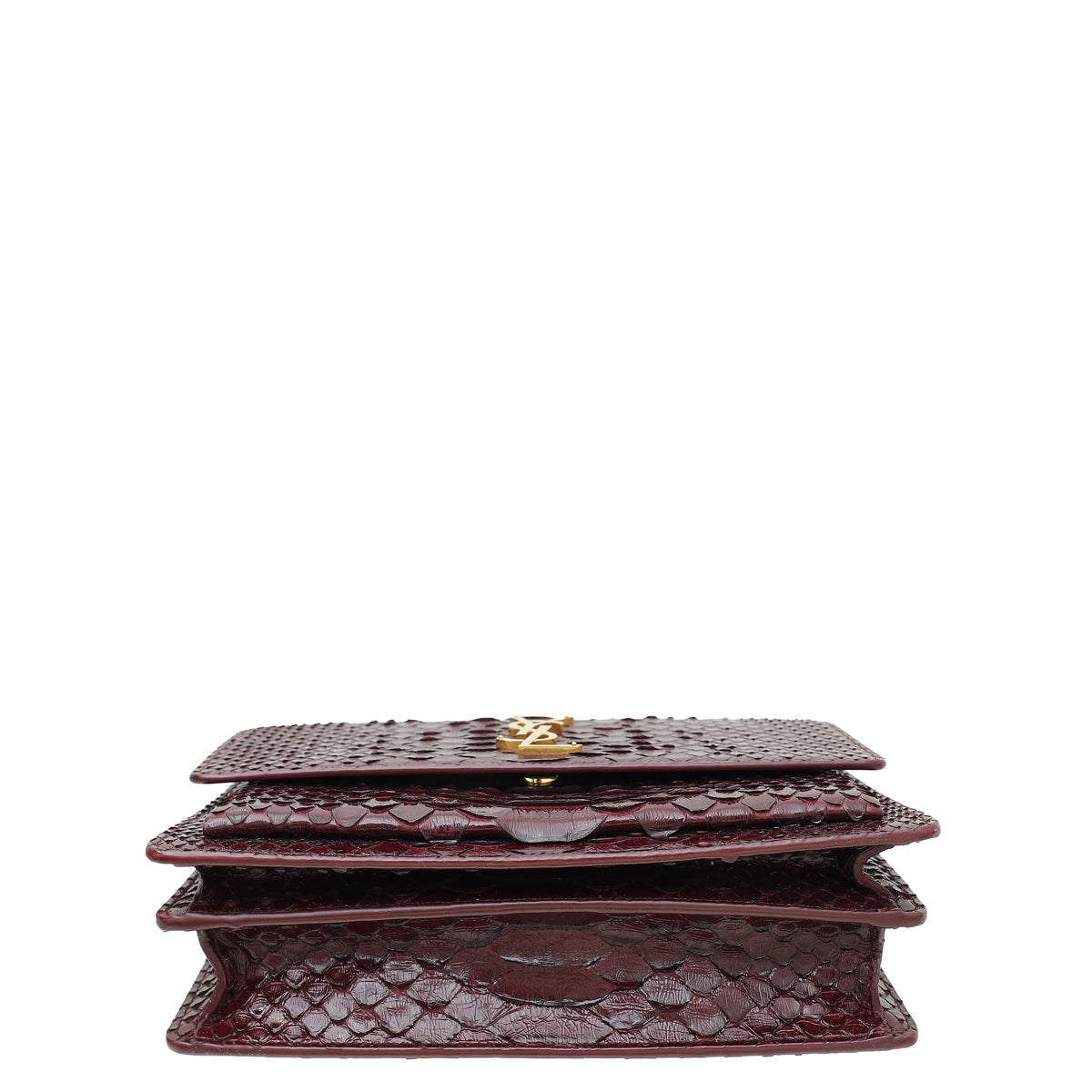 YSL Burgundy Sunset Python Medium Bag – THE CLOSET