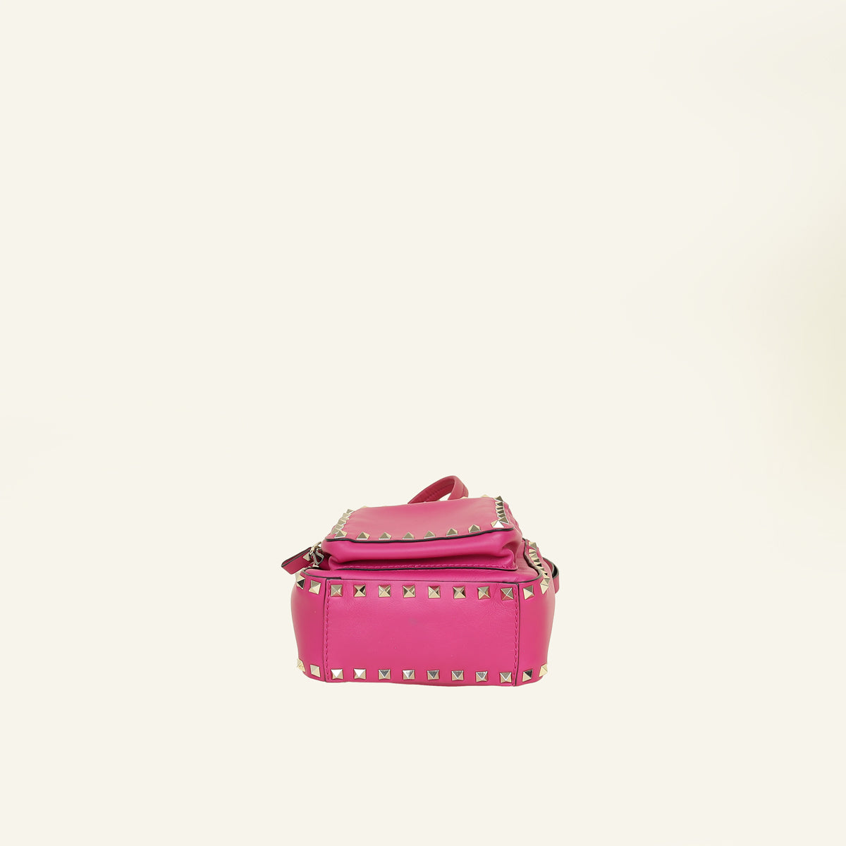 Valentino Dark Fuchsia Rockstud Mini Backpack Bag – THE CLOSET display picture 3