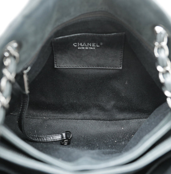 Chanel Black Just Mademoiselle Bowler Medium Bag