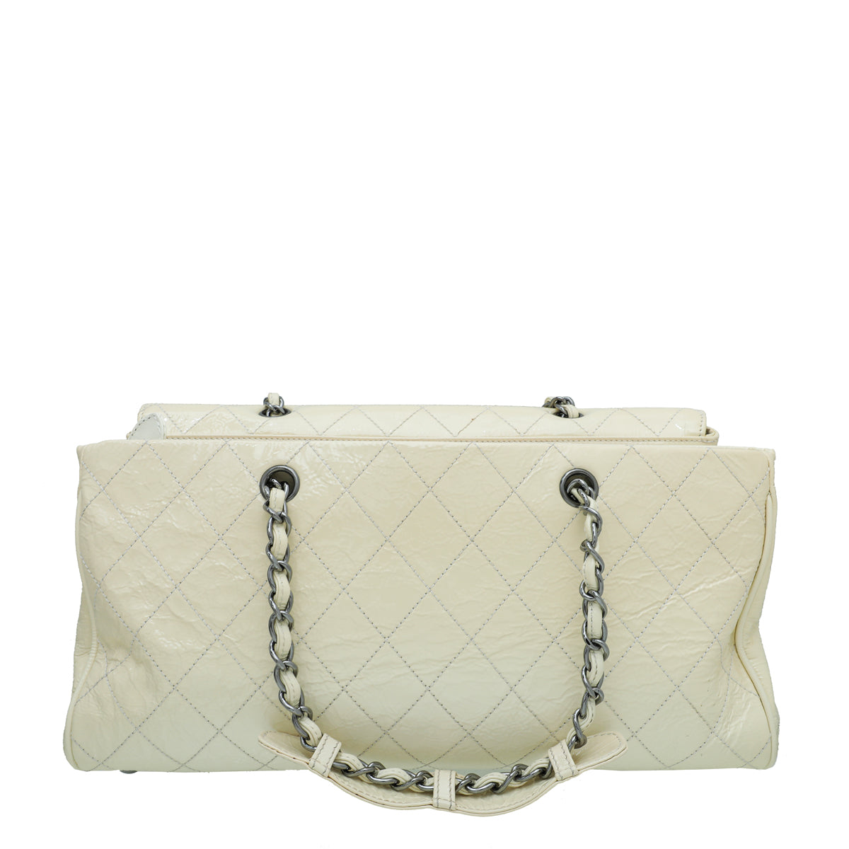 Cream quilted chanel discount bag