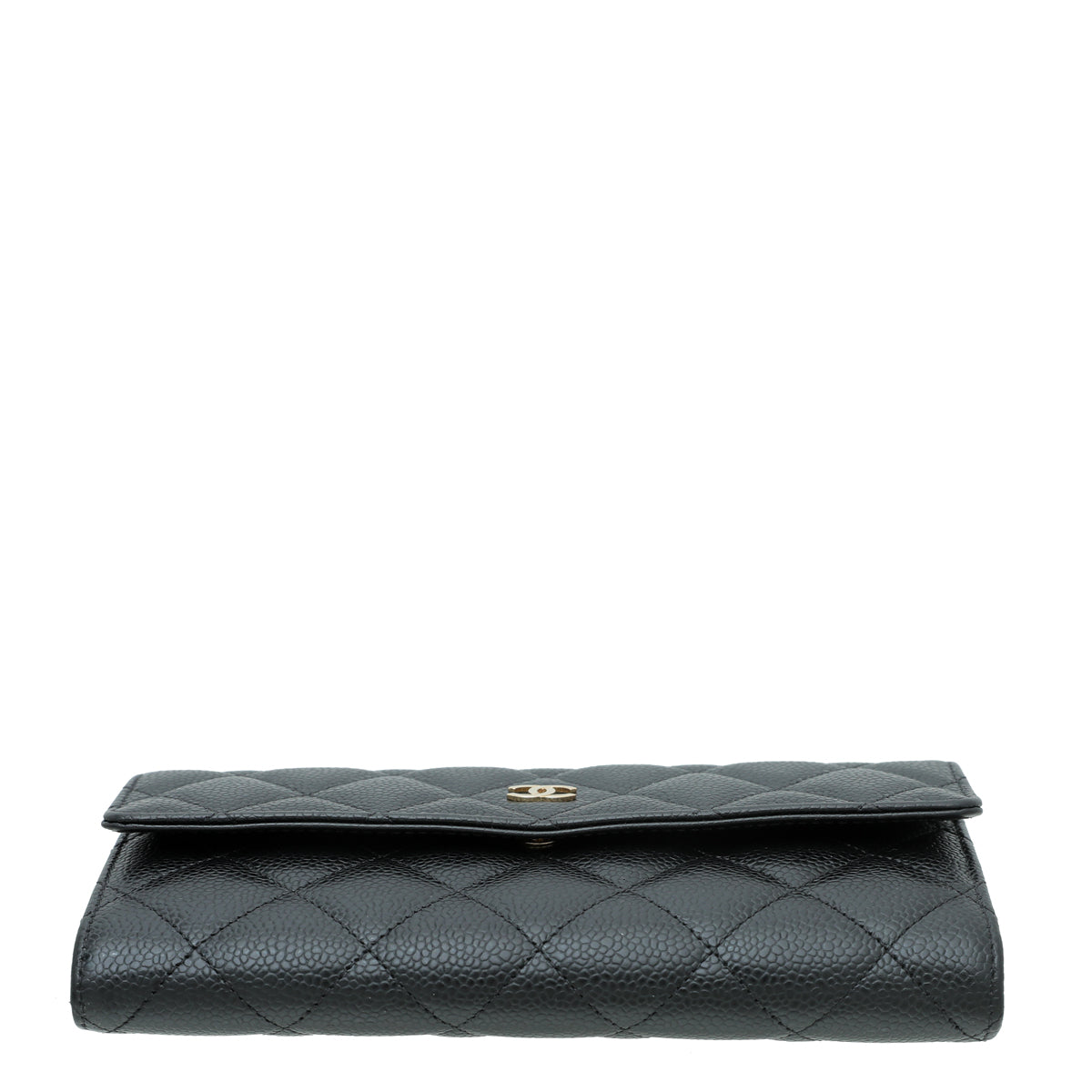 Chanel Black L-Gusset Flap Wallet – THE CLOSET