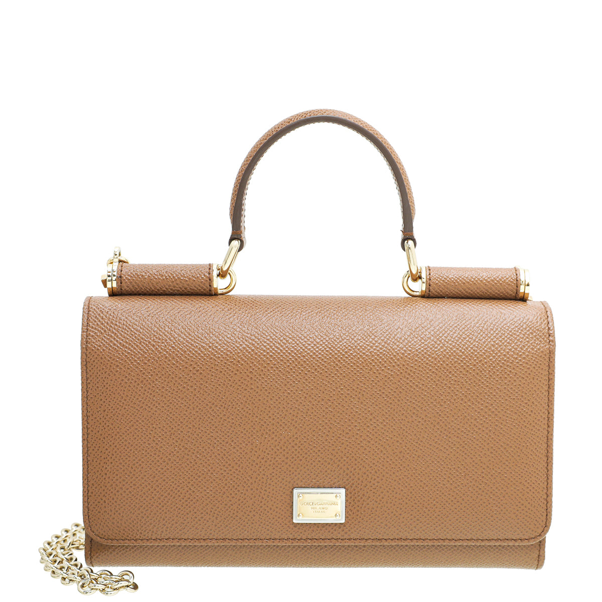Dolce & Gabbana Brown Wallet On Chain – THE CLOSET