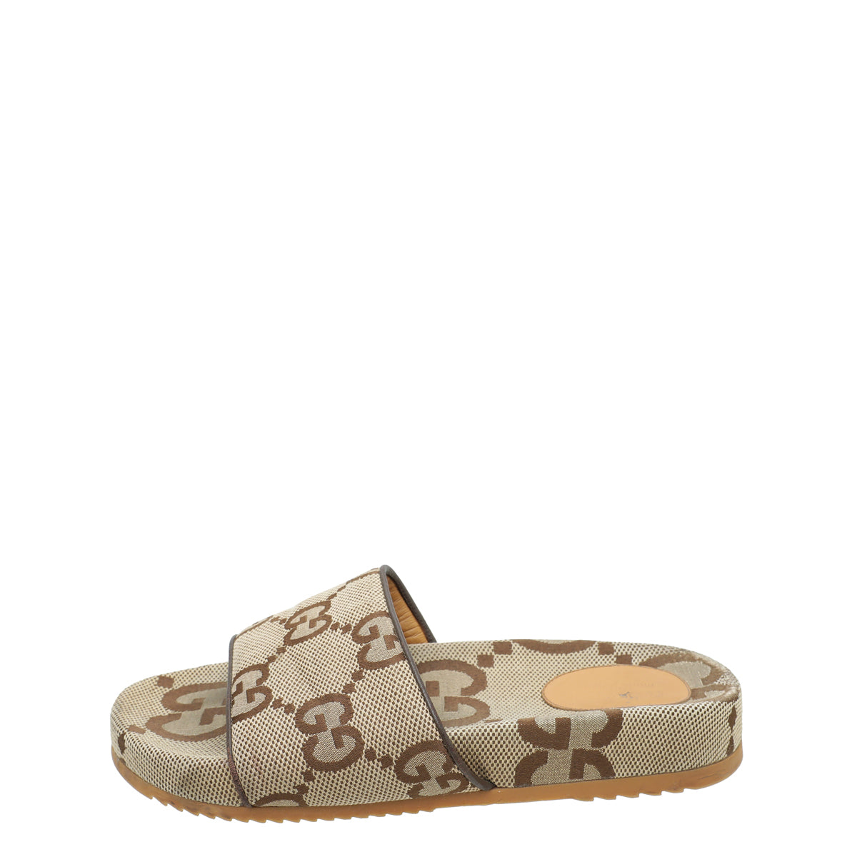 Gucci Bicolor GG Slide Maxi Sandals 9