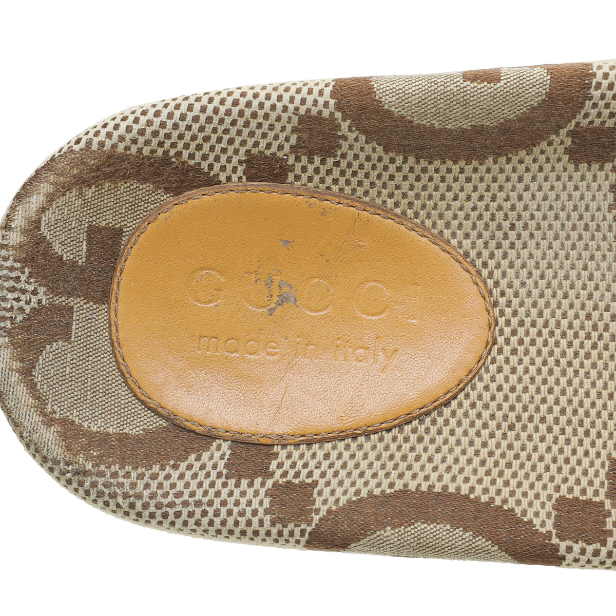 Gucci Bicolor GG Slide Maxi Sandals 9