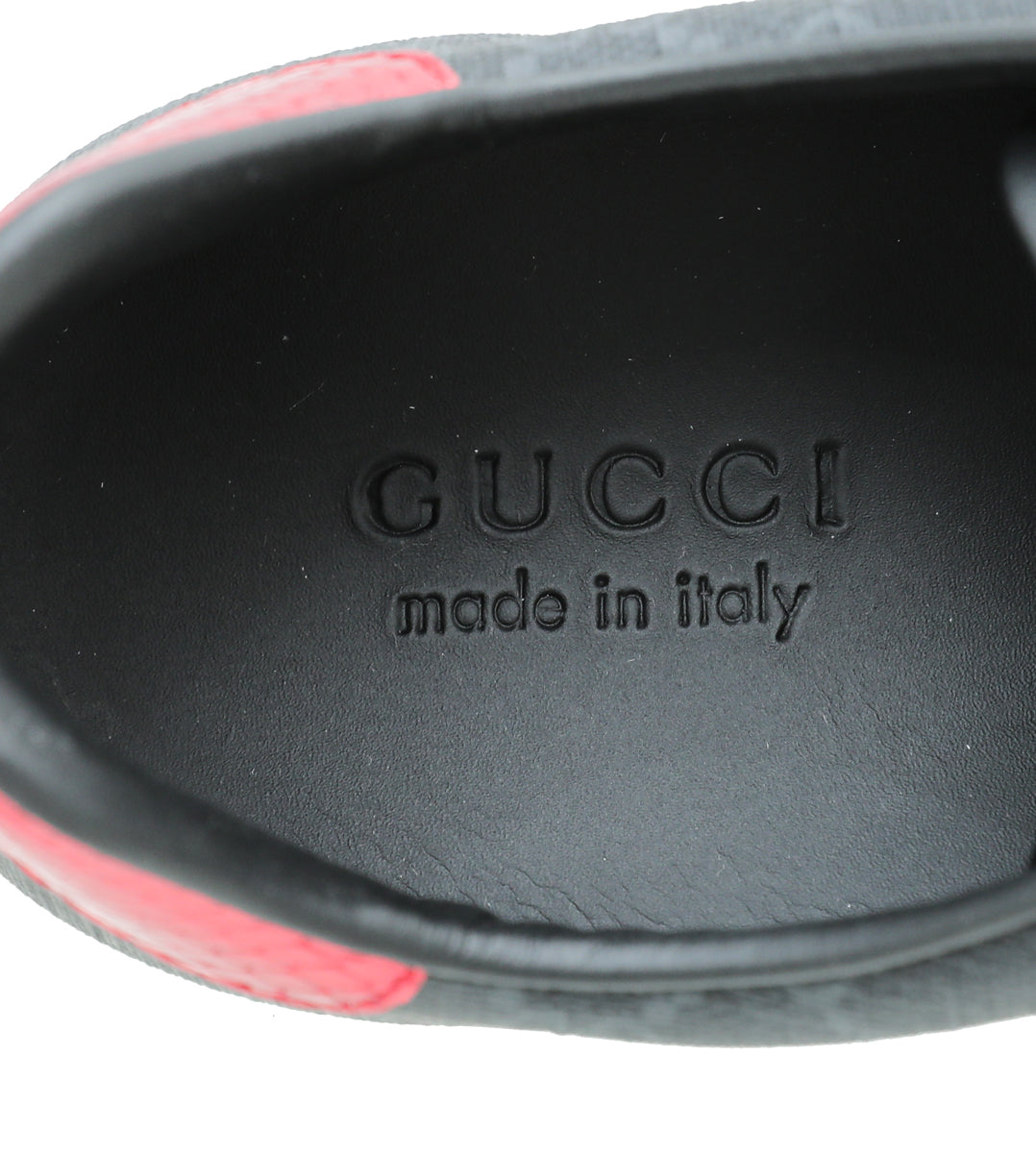 Gucci Black GG Supreme Ace Men Sneaker 8.5