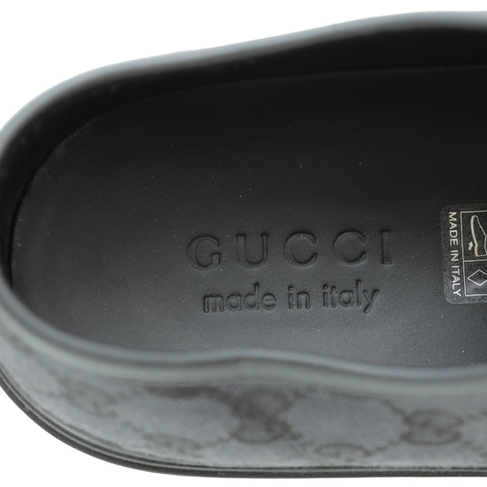Gucci Black GG Low Top Sneakers 10