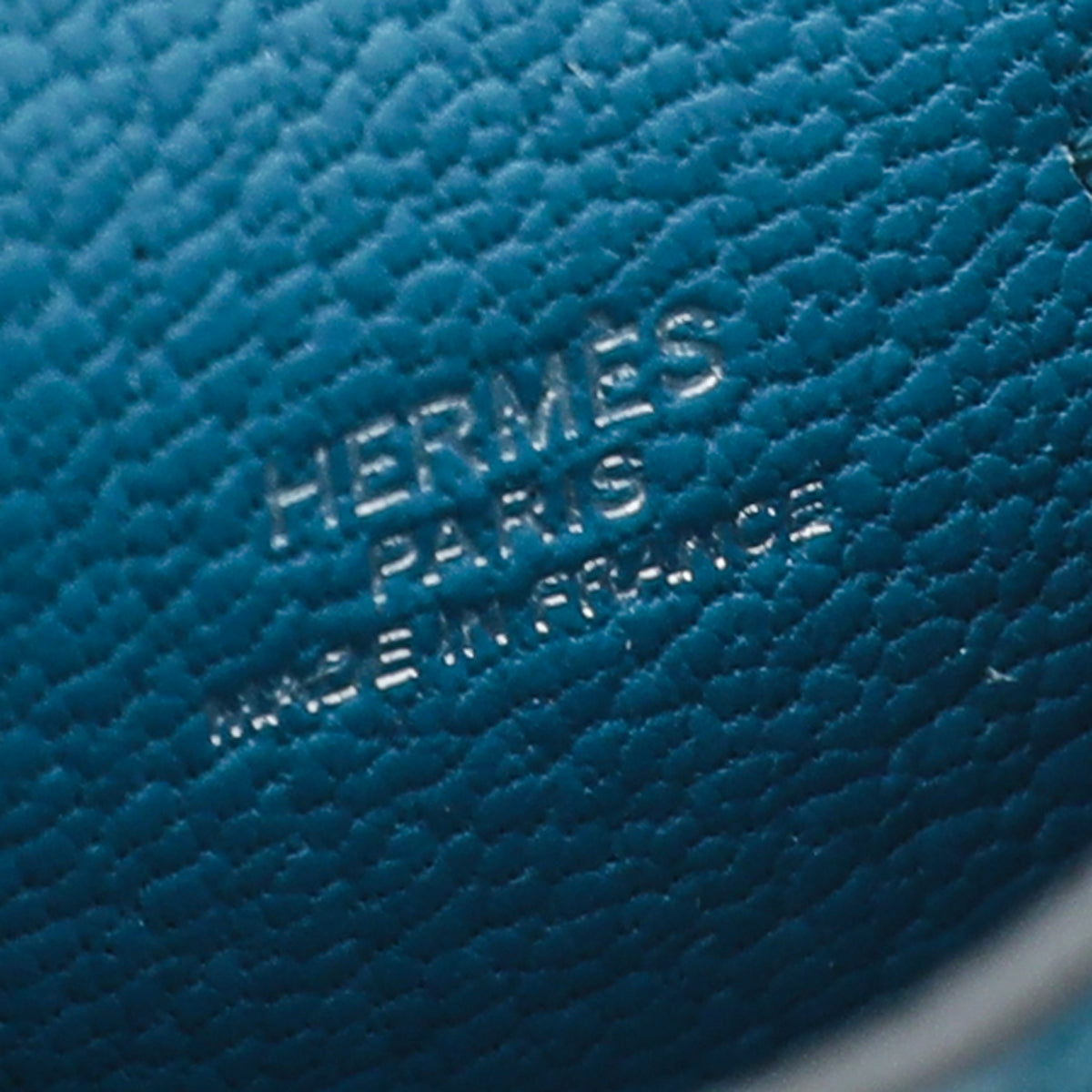Hermes Blue Izmir Kelly Micro Twilly Bag Charm