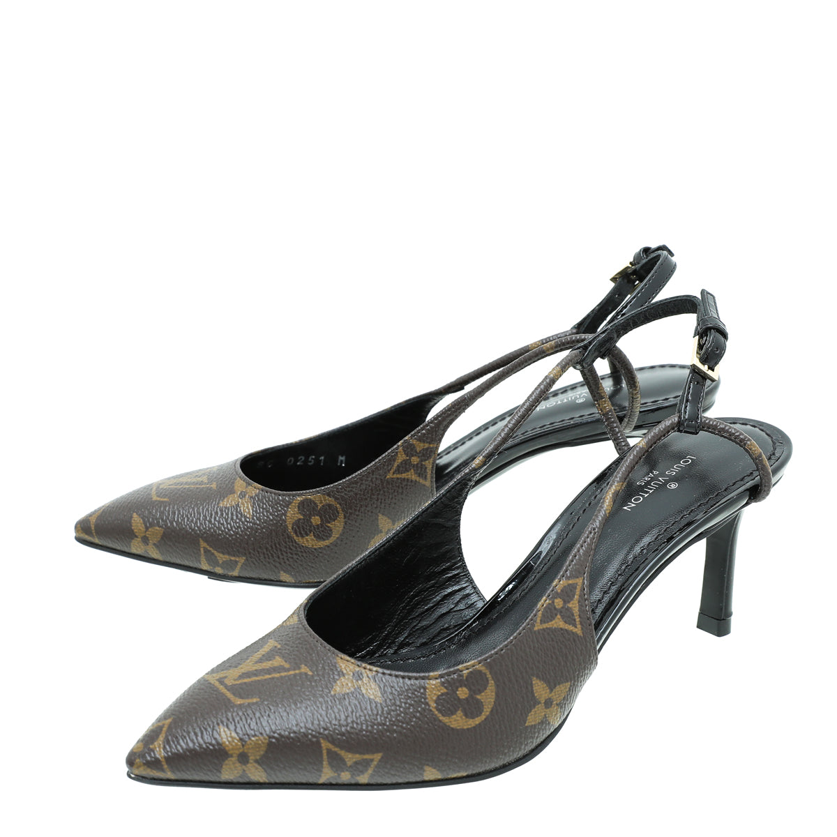 Louis Vuitton Monogram Slingback Pump 35.5 – THE CLOSET