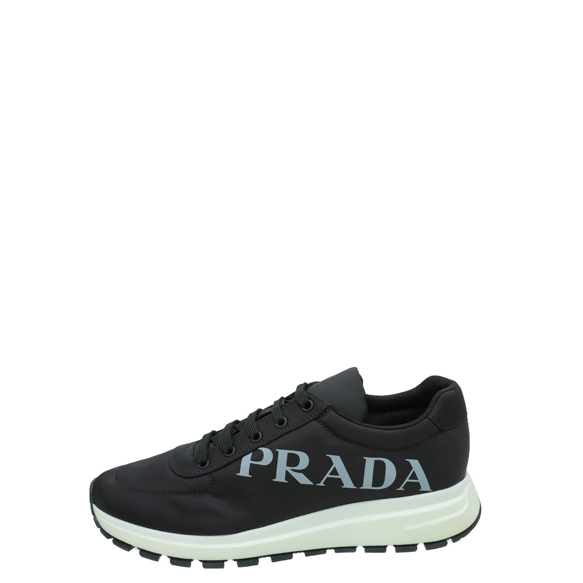 Prada Black Logo Re-Nylon Sneaker 8 – THE CLOSET