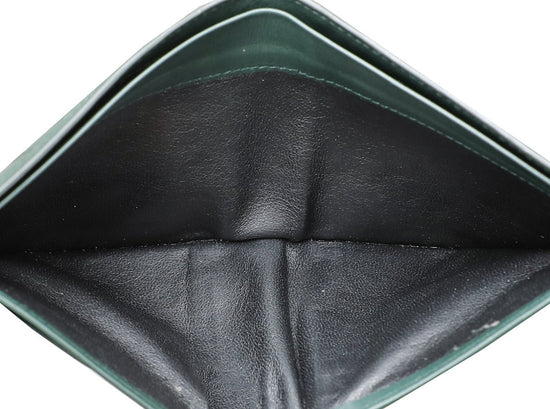Bottega Veneta - Bottega Veneta Dark Green Intrecciato Men Wallet | The Closet