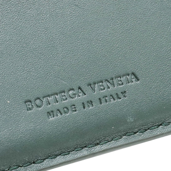Bottega Veneta - Bottega Veneta Dark Green Intrecciato Men Wallet | The Closet