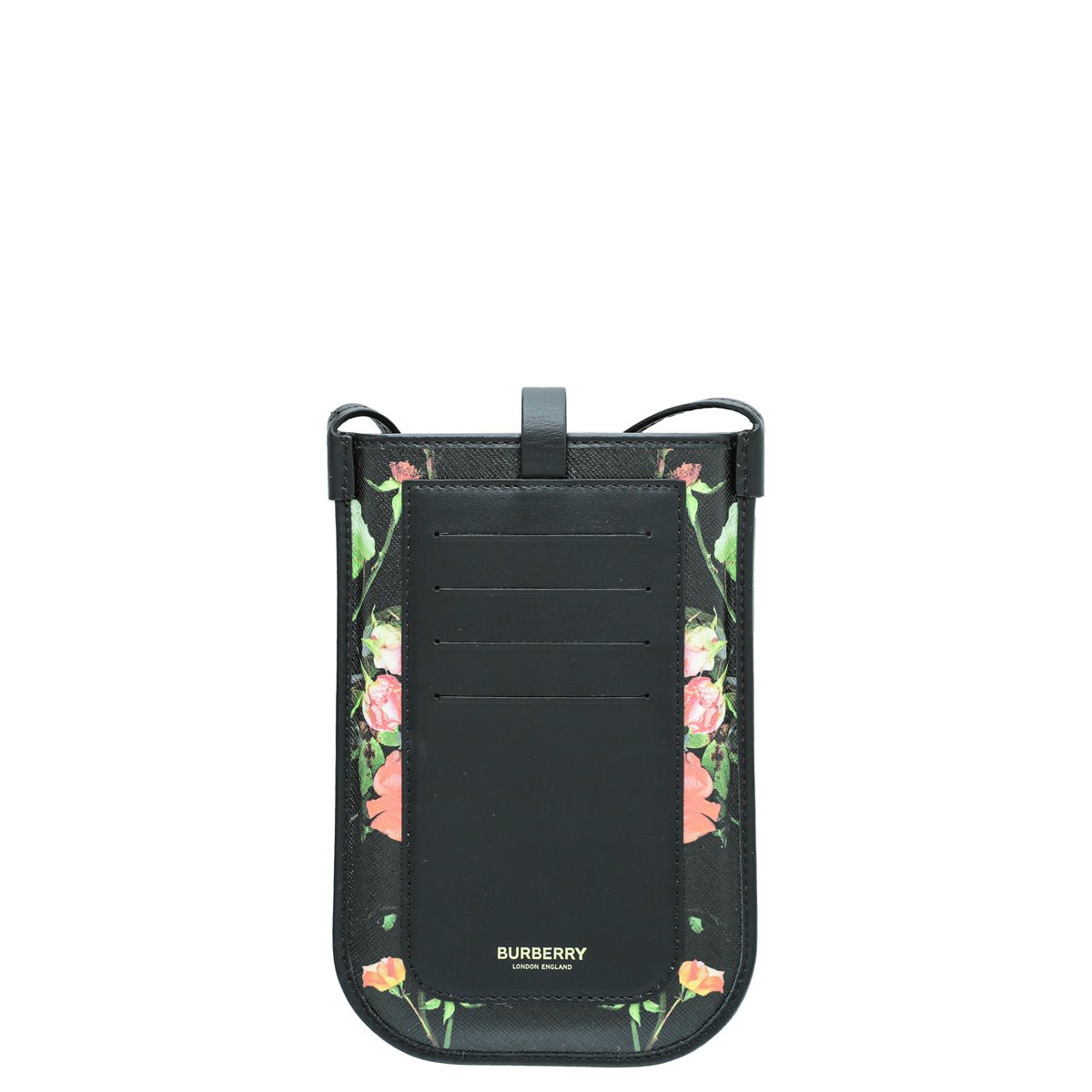 Burberry Black Multicolor Floral Print Anne Phone Case w/Strap – THE CLOSET