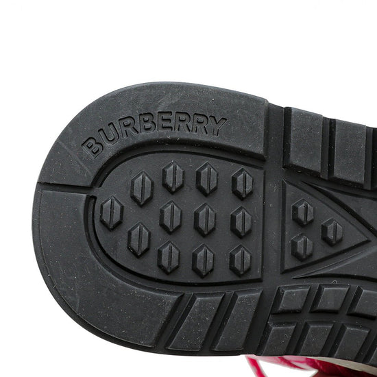 Burberry - Burberry Fuchsia Union Sneakers 36 | The Closet