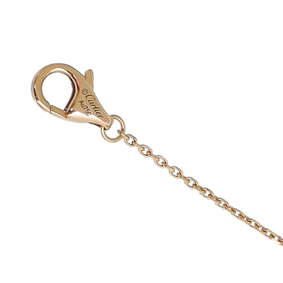 Cartier 18K Rose Gold Diamond D