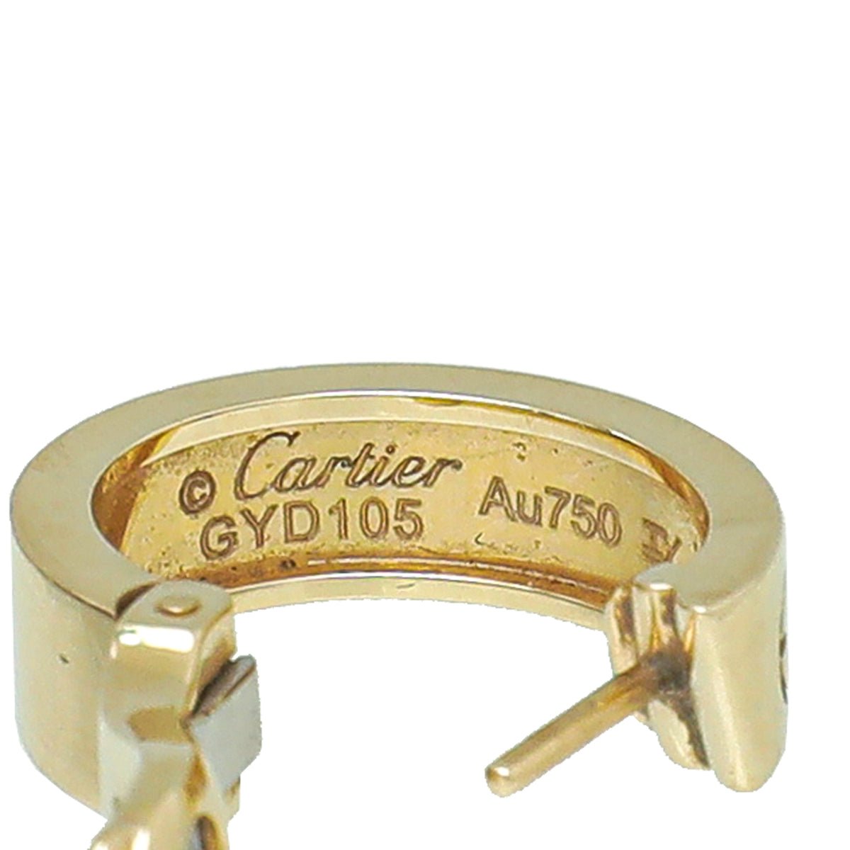 Cartier - Cartier 18K Yellow Gold Love Earrings | The Closet