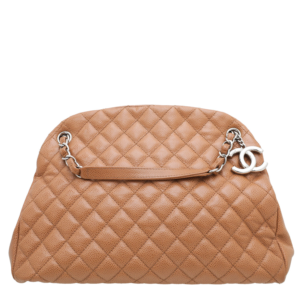 Chanel Brown Just Mademoiselle Bowling Bag