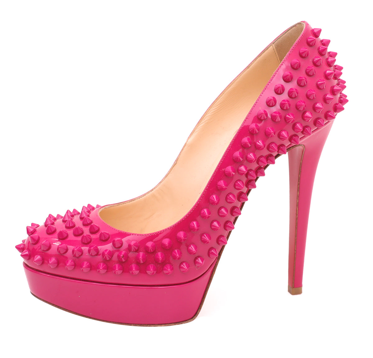 Christian Louboutin Pink Alti Spike Pump 38 – THE CLOSET