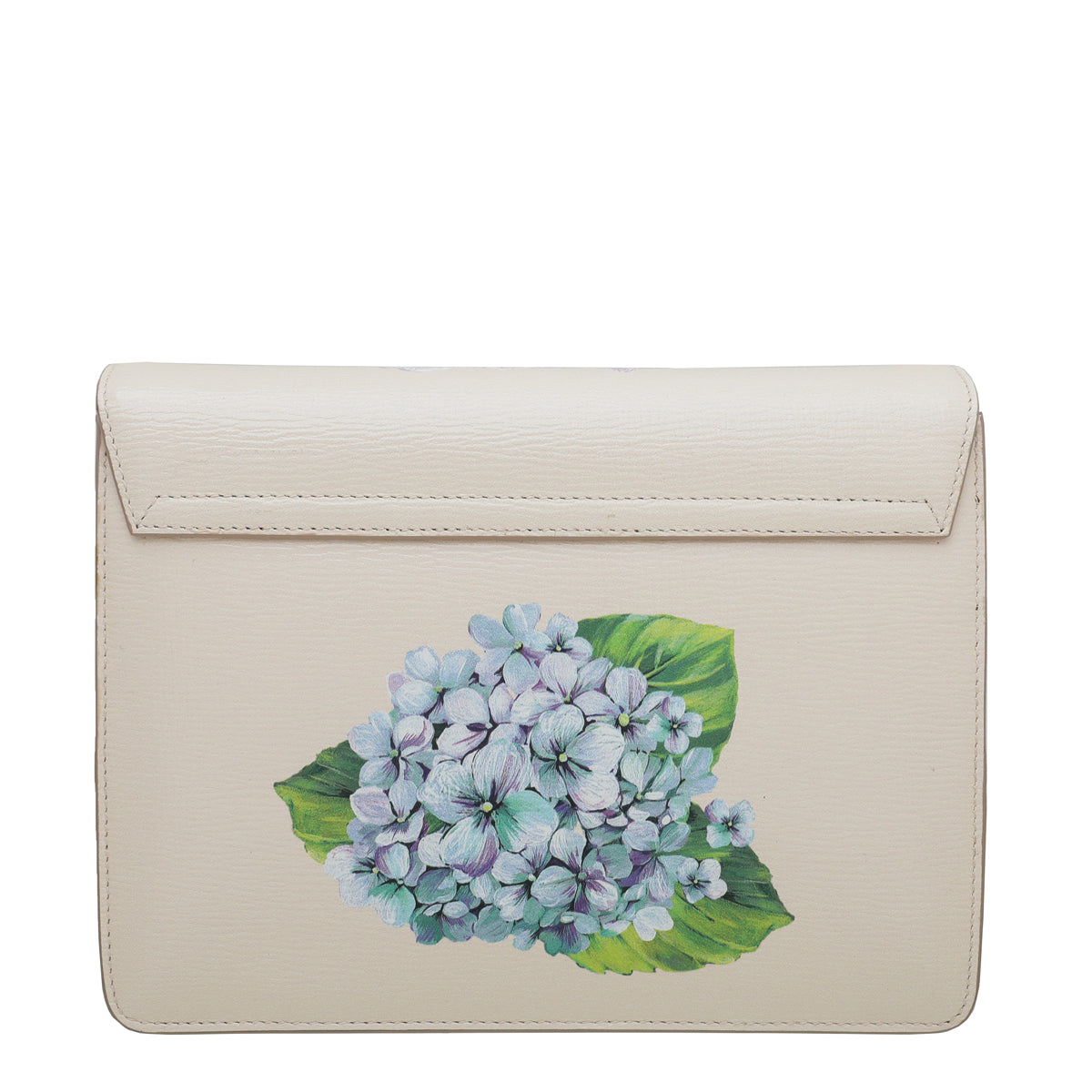YUKARI ☆DOLCE&GABBANA☆バッグ　　紫陽花　あじさい Dolce & Gabbana Cream Lucia Hydrangea Print Flap Bag – THE CLOSET