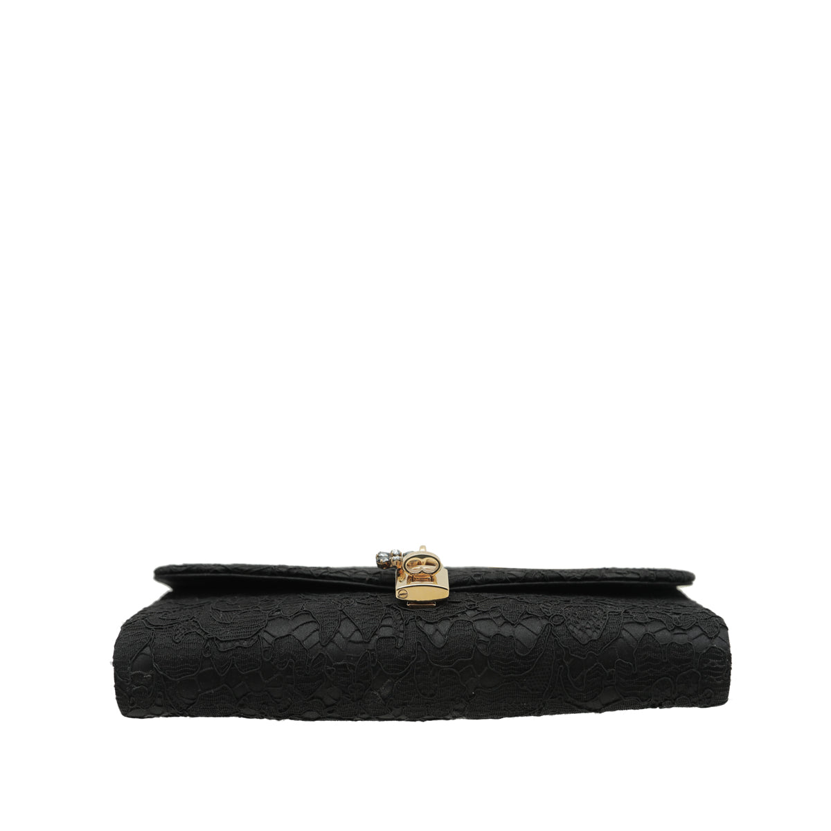 Dolce & Gabbana Black Taormina Lace Elbow Length Gloves