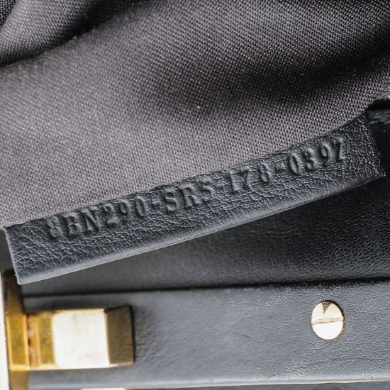 Fendi Black Peekaboo Gold Edition Studs Bag