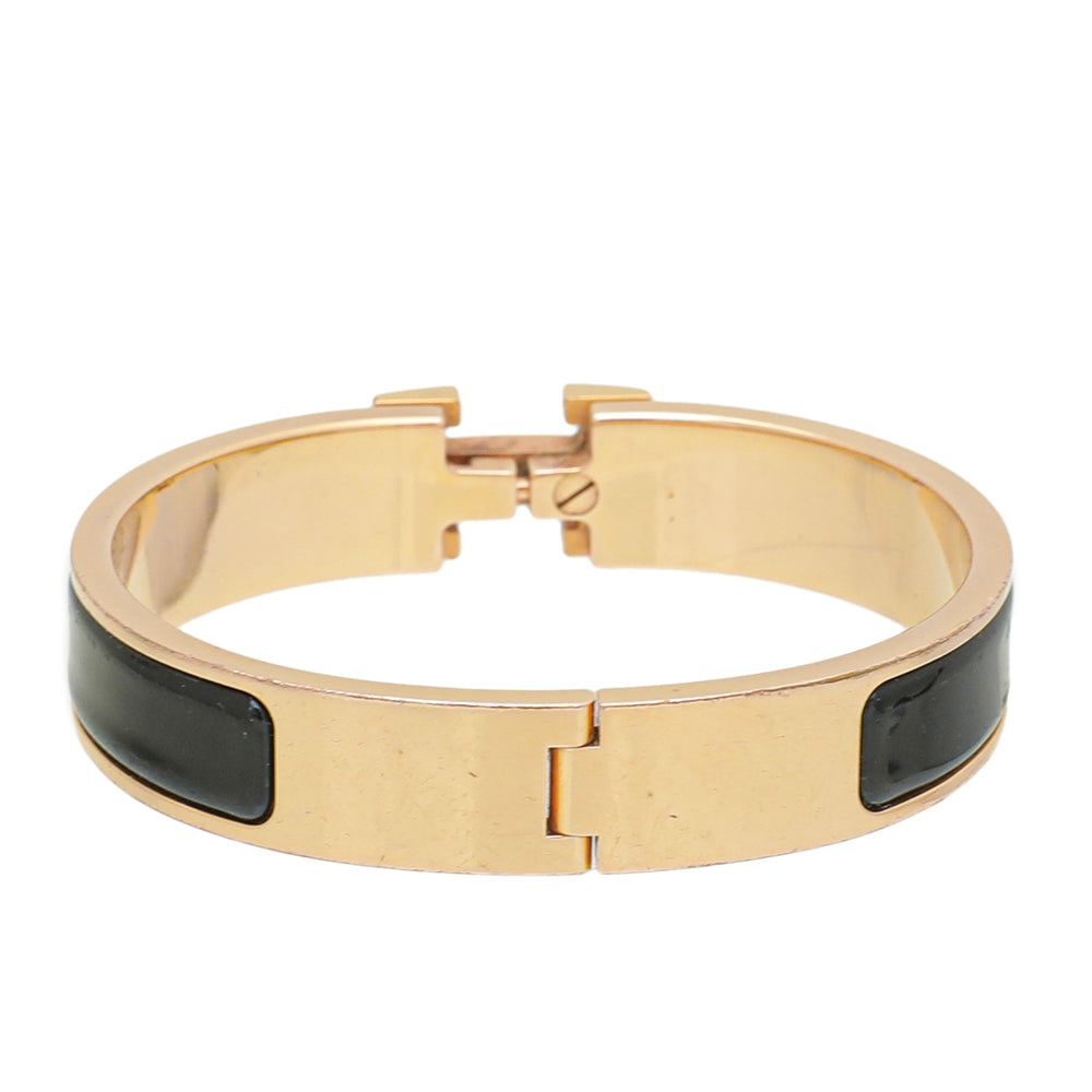 Hermes Black Clic H Bracelet – THE CLOSET
