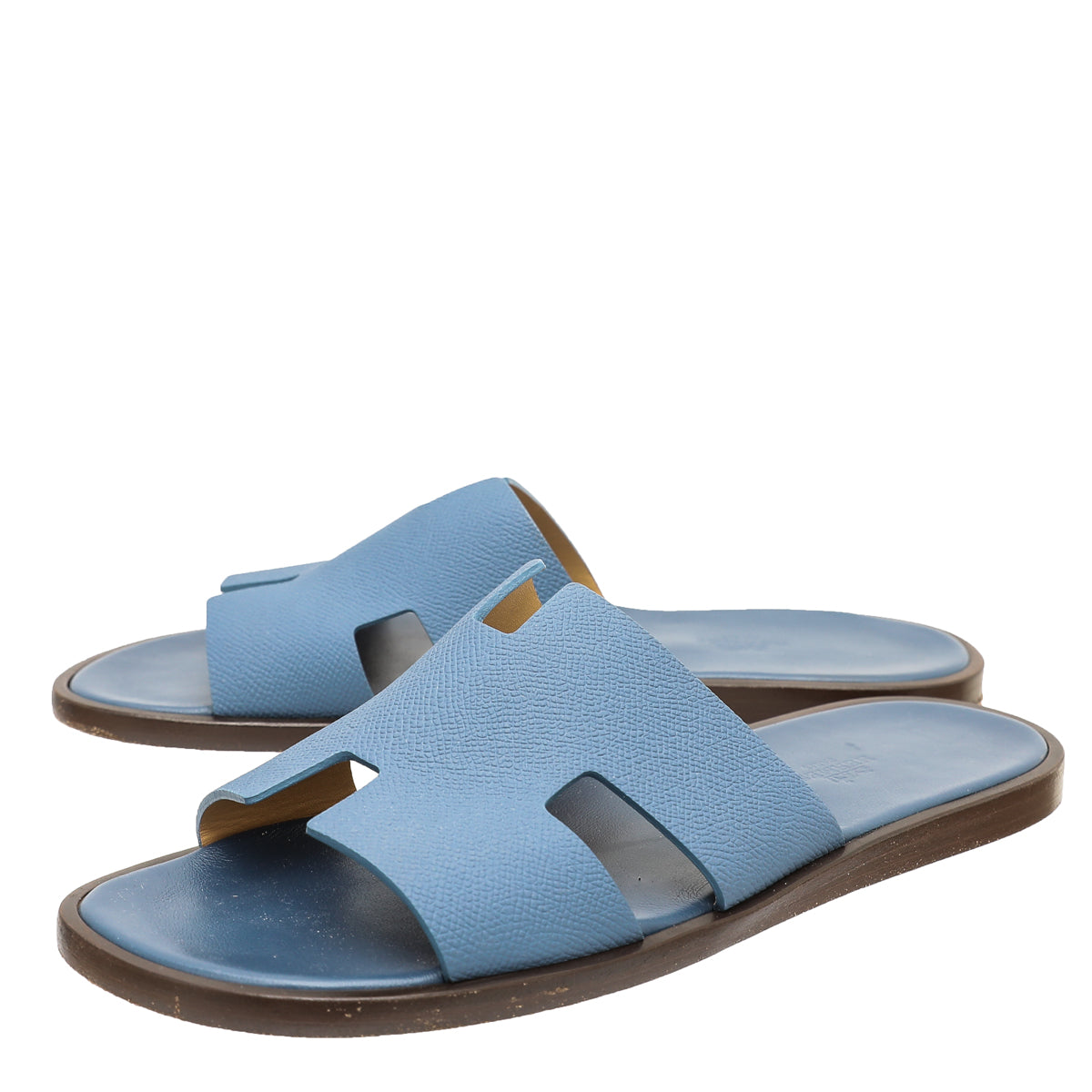 Hermes Blue Izmir Epsom Sandal 42 – THE CLOSET