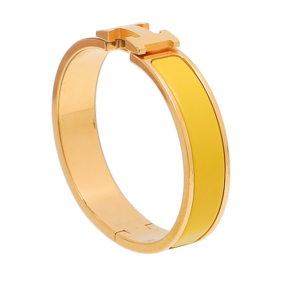 Hermes Jaune Tennis clic H bracelet – THE CLOSET