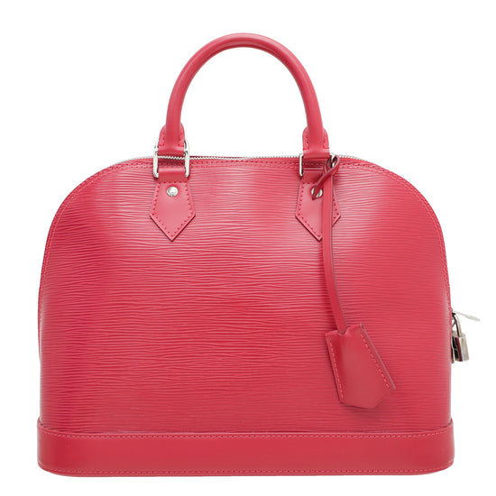 Louis Vuitton Carmine Red Alma PM Bag