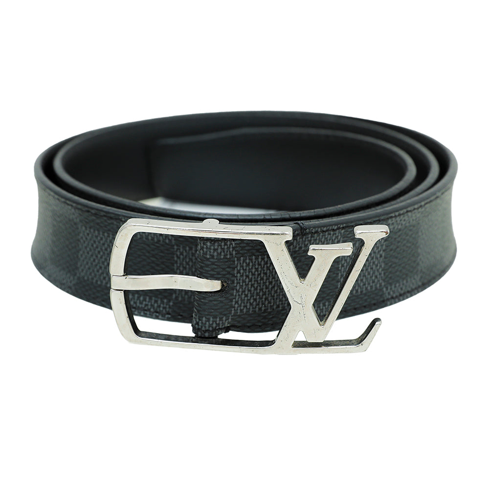 louis vuitton belt graphite