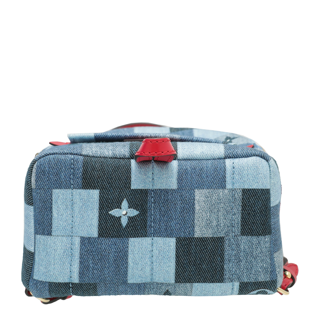 Louis Vuitton Monogram Denim Blue Patchwork Palm Springs 