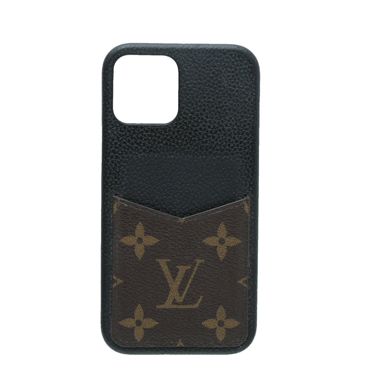 Louis Vuitton Black Monogram Iphone 12/12 Pro Bumper – THE CLOSET
