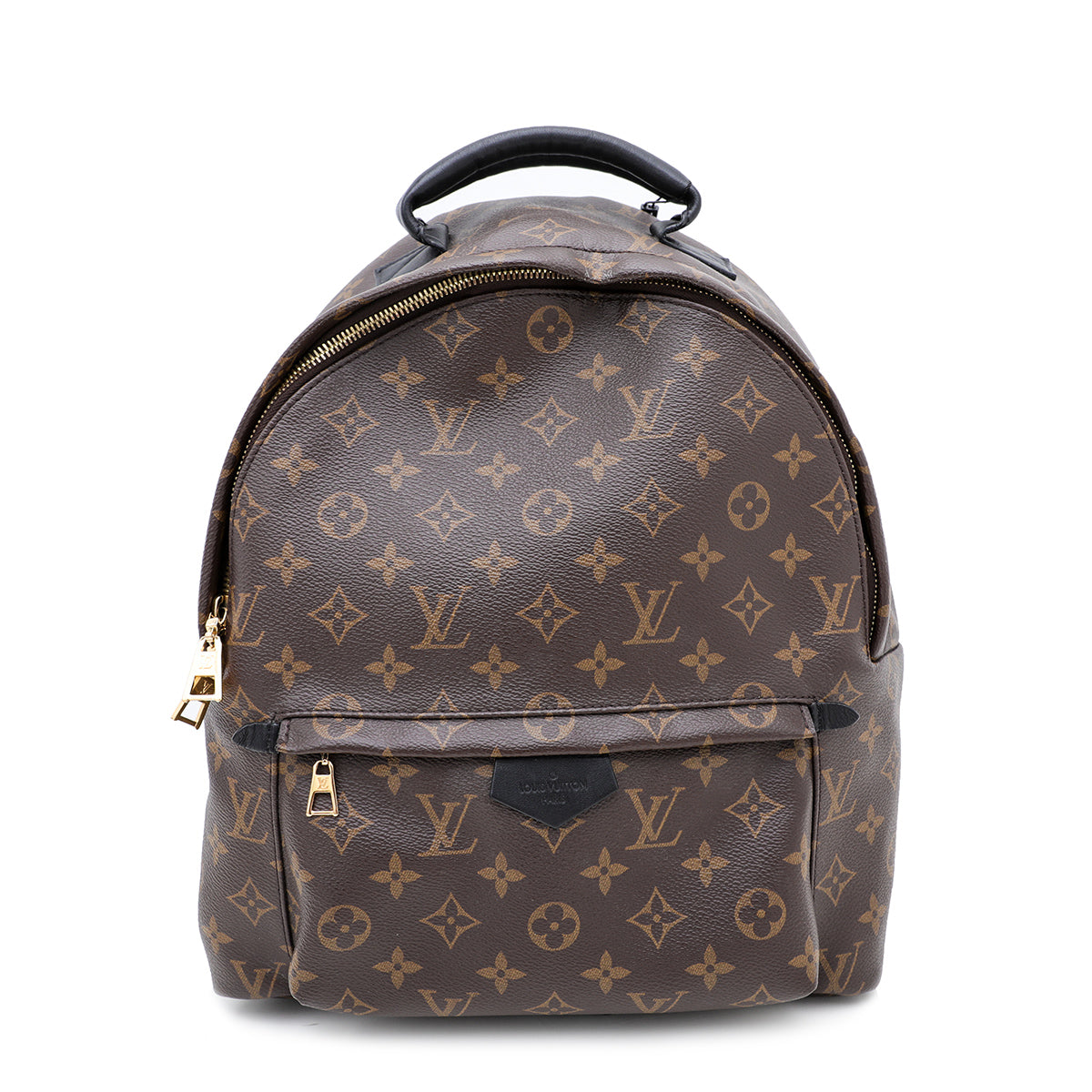loui vuitton mens backpack Louis Vuitton Noir Monogram Palm Spring MM BackPack Bag – THE CLOSET