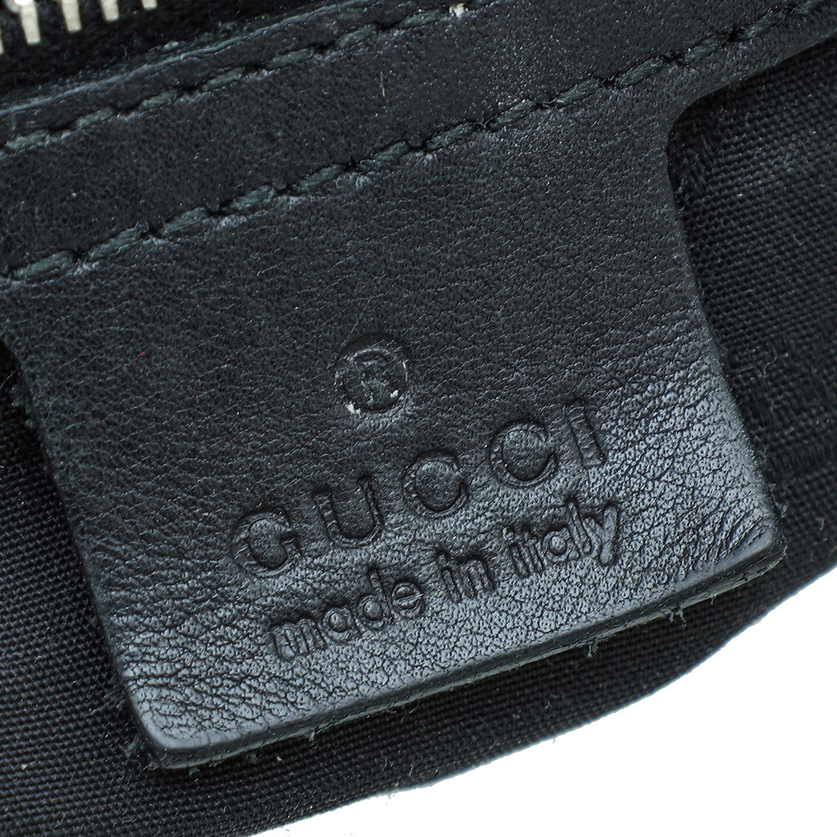 Gucci Black Guccissima GG Twins Hobo Medium Bag
