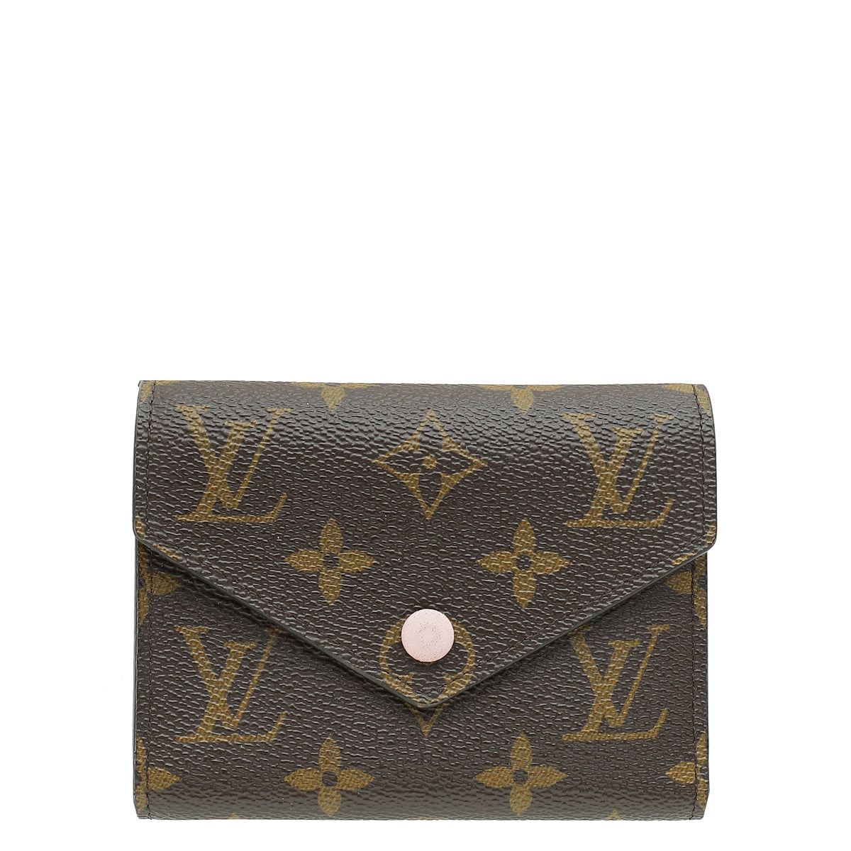 Louis Vuitton Monogram Rose Ballerine Victorine Wallet w/ AJJ Initials