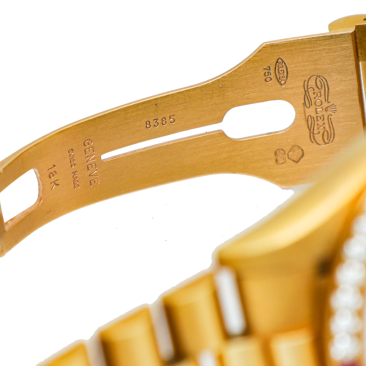 Rolex 18K Yellow Gold Diamond Ruby MOP Day-Date President 36mm Watch