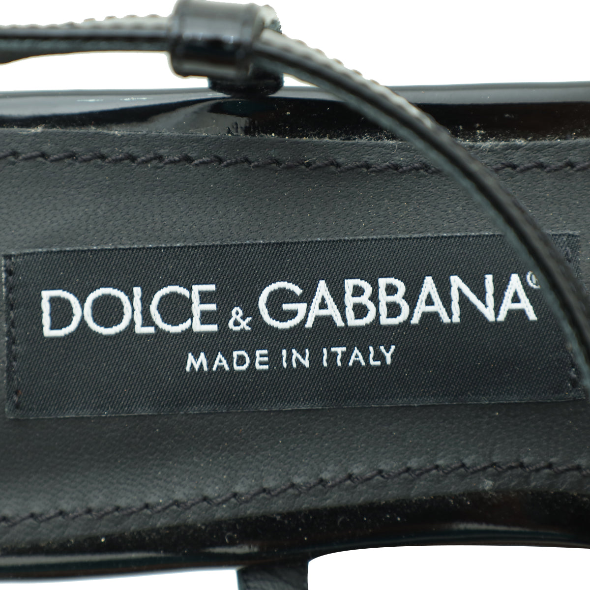 Dolce & Gabbana Black Shoes DG Thong Sandal 39