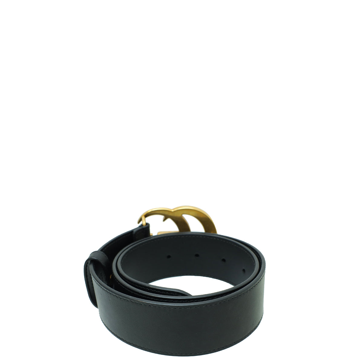 Gucci Black Double G Buckle Belt 28-Gucci-THE CLOSET