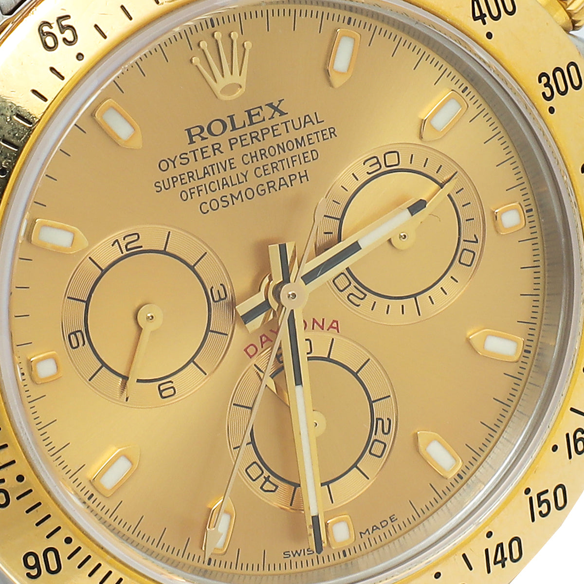 Rolex Steel & Gold Cosmograph Daytona 40mm Watch