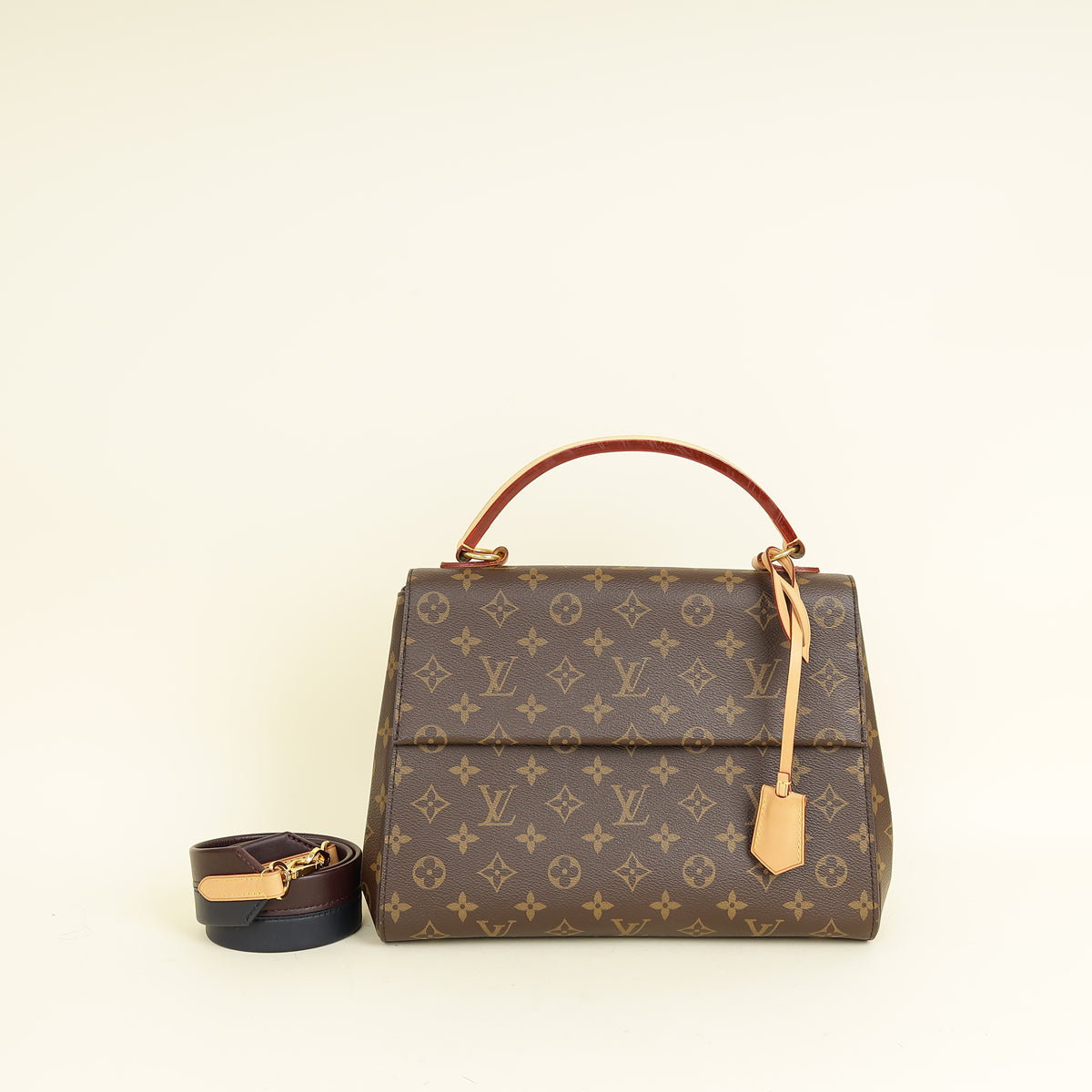 Louis Vuitton Brown Monogram Cluny MM Bag
