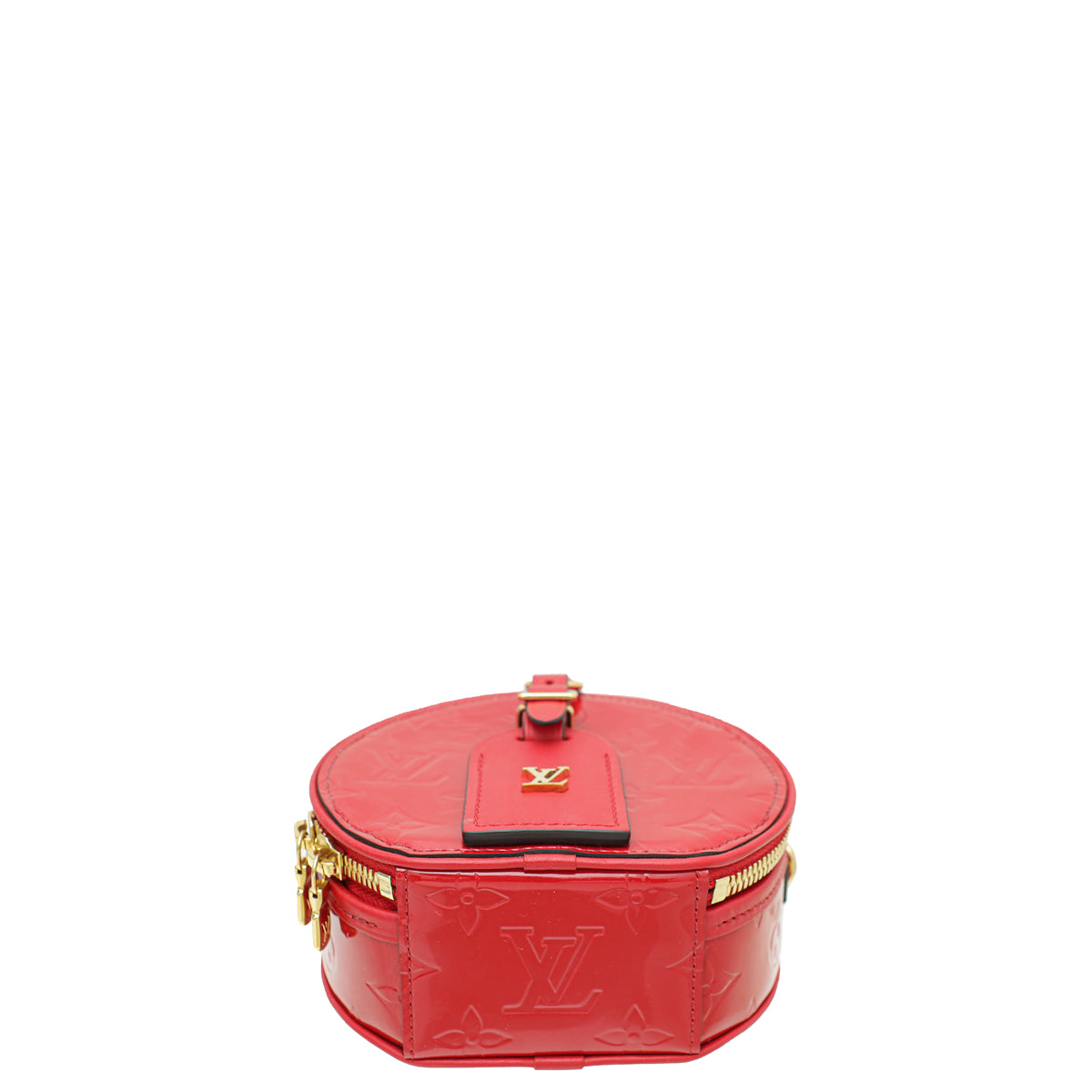 Louis Vuitton Red Monogram Vernis Boite Chapeau Mini Bag