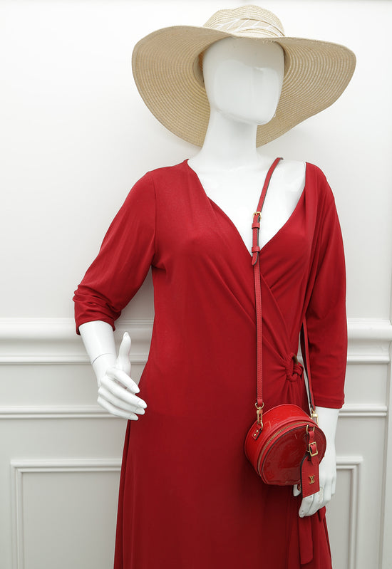 Louis Vuitton Red Monogram Vernis Leather Boite Chapeau Shoulder Bag Louis  Vuitton | The Luxury Closet
