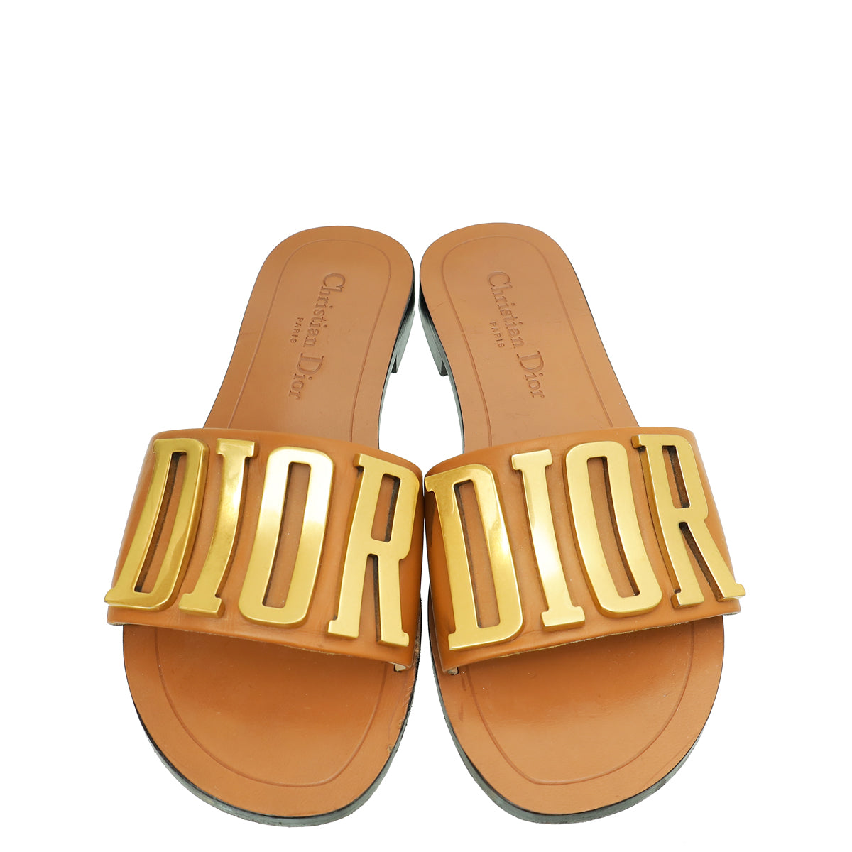 Christian Dior Brown Dio(r)evolution Slide Sandals 36 – THE CLOSET