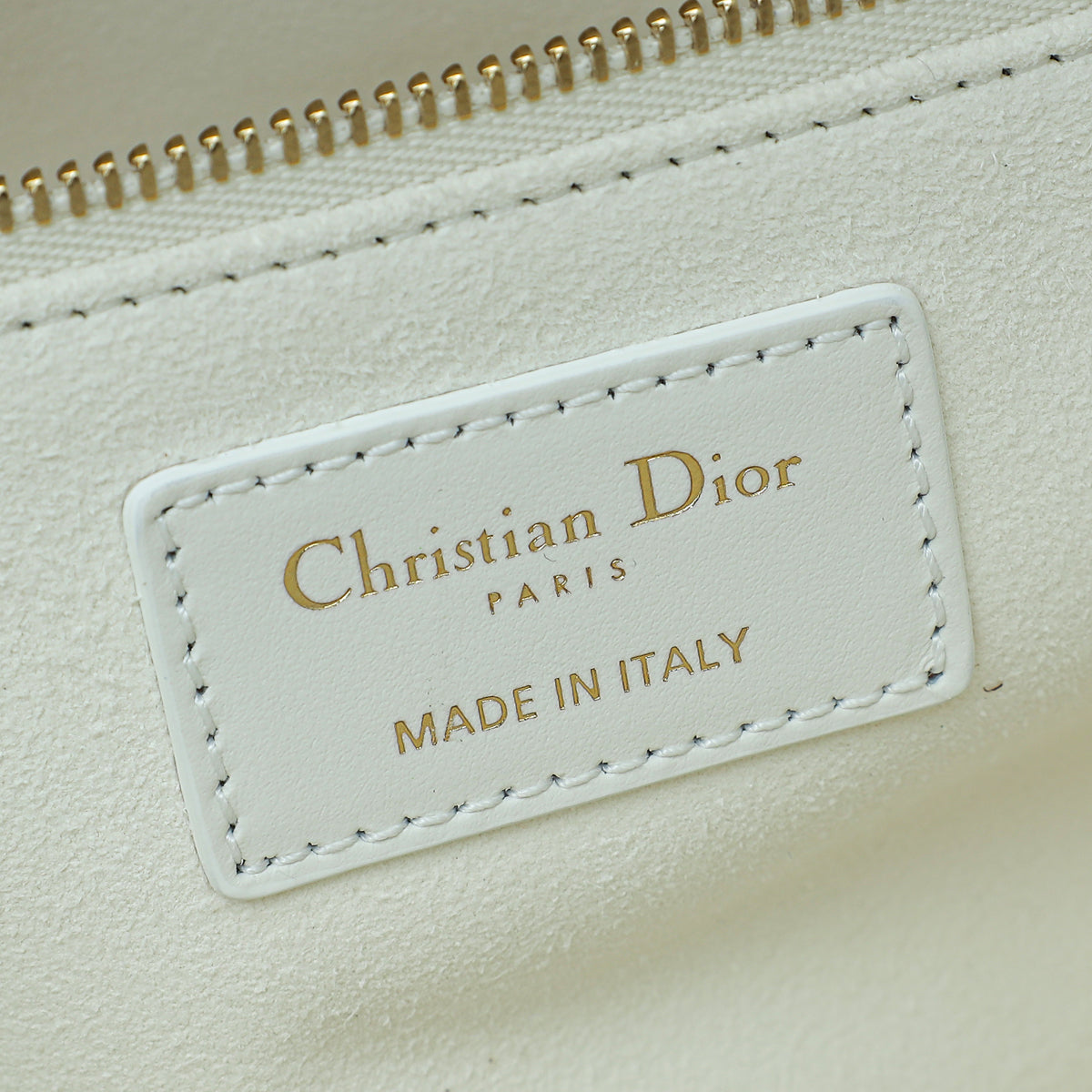 Christian Dior White Lady Dior Mesh Medium Bag