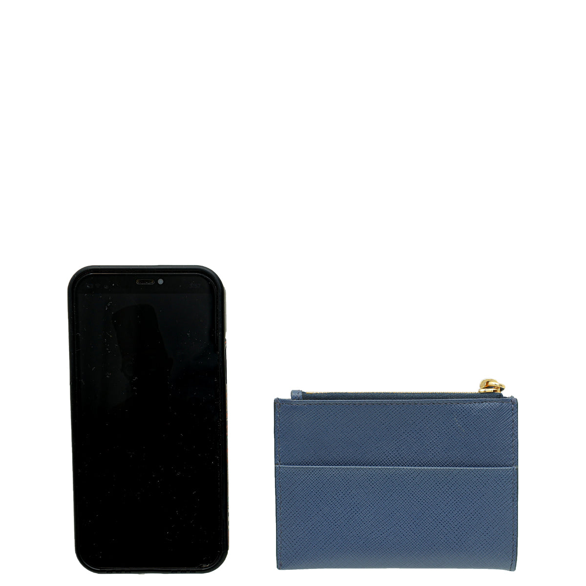 Prada Bluette Zipped Card Wallet-Prada-THE CLOSET