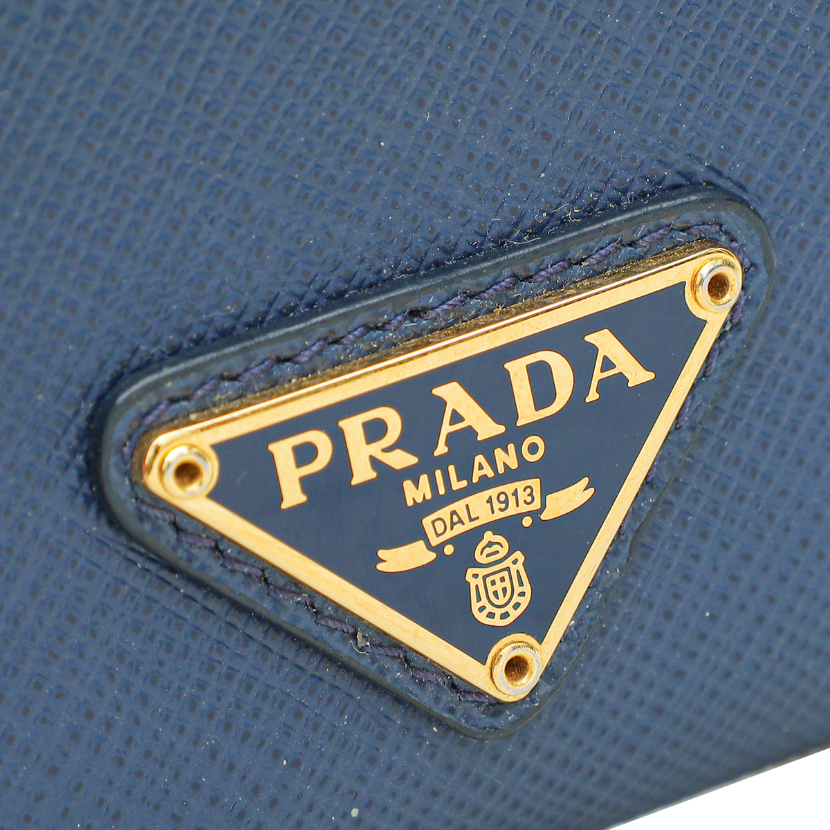 Prada Bluette Zipped Card Wallet