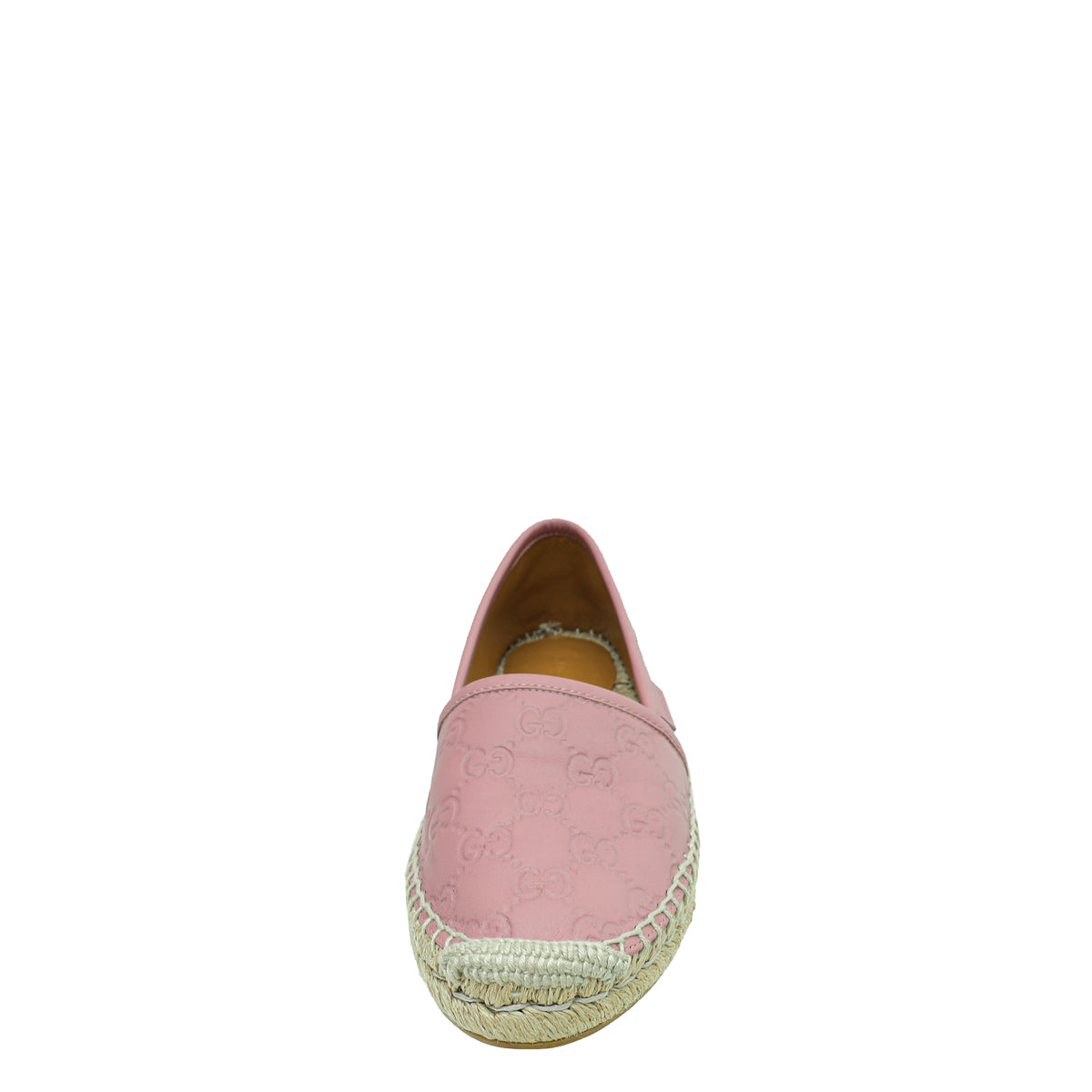 Gucci Dusty Pink Guccissima Espadrille Flats 36-Gucci-THE CLOSET