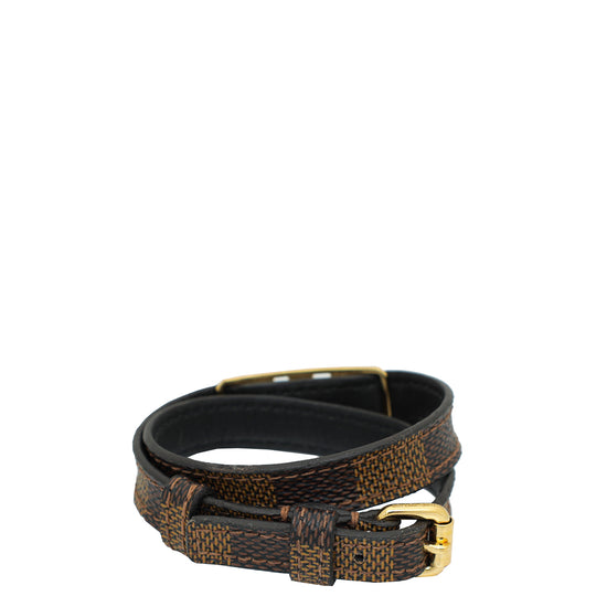 Louis Vuitton - Sign It Damier Ebene Canvas Bracelet