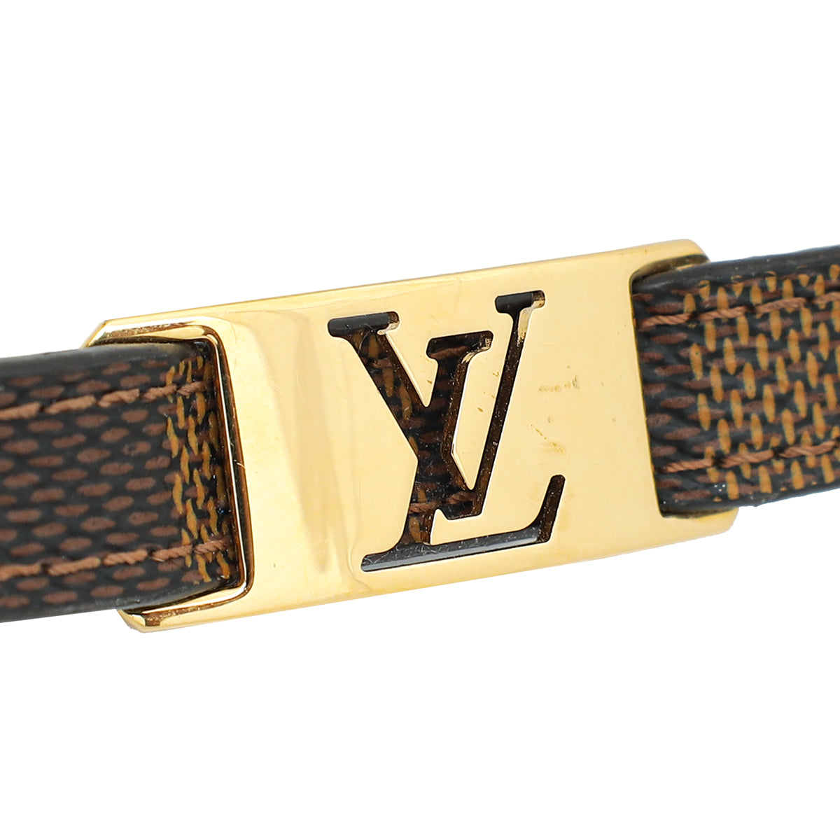 Louis Vuitton Brown Damier Ebene Canvas Keep It Bracelet Louis